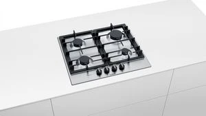 Bosch Series 6, Gas hob, 60 cm, Stainless steel - Image 4