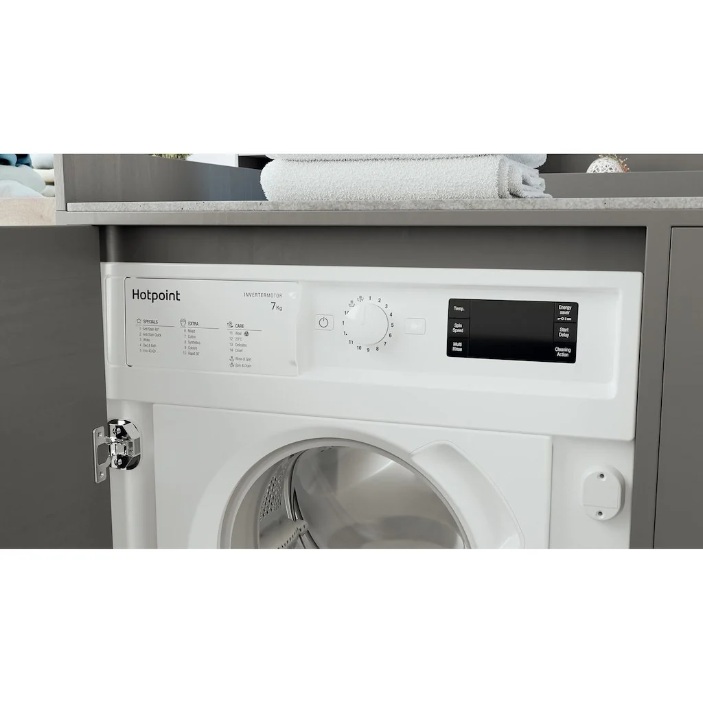 Hotpoint BI WMHG 71484 UK N Integrated Washing Machine - White - Image 10
