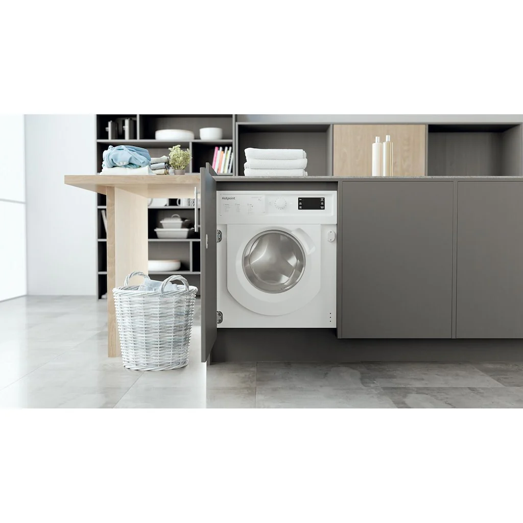 Hotpoint BI WMHG 71484 UK N Integrated Washing Machine - White - Image 6