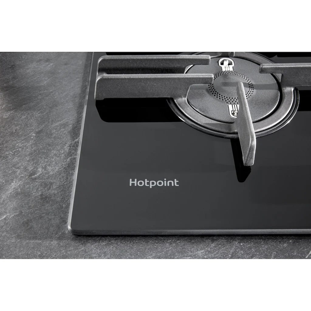Hotpoint FTGHG 751 D/H BK Gas Hob - Black - Image 5