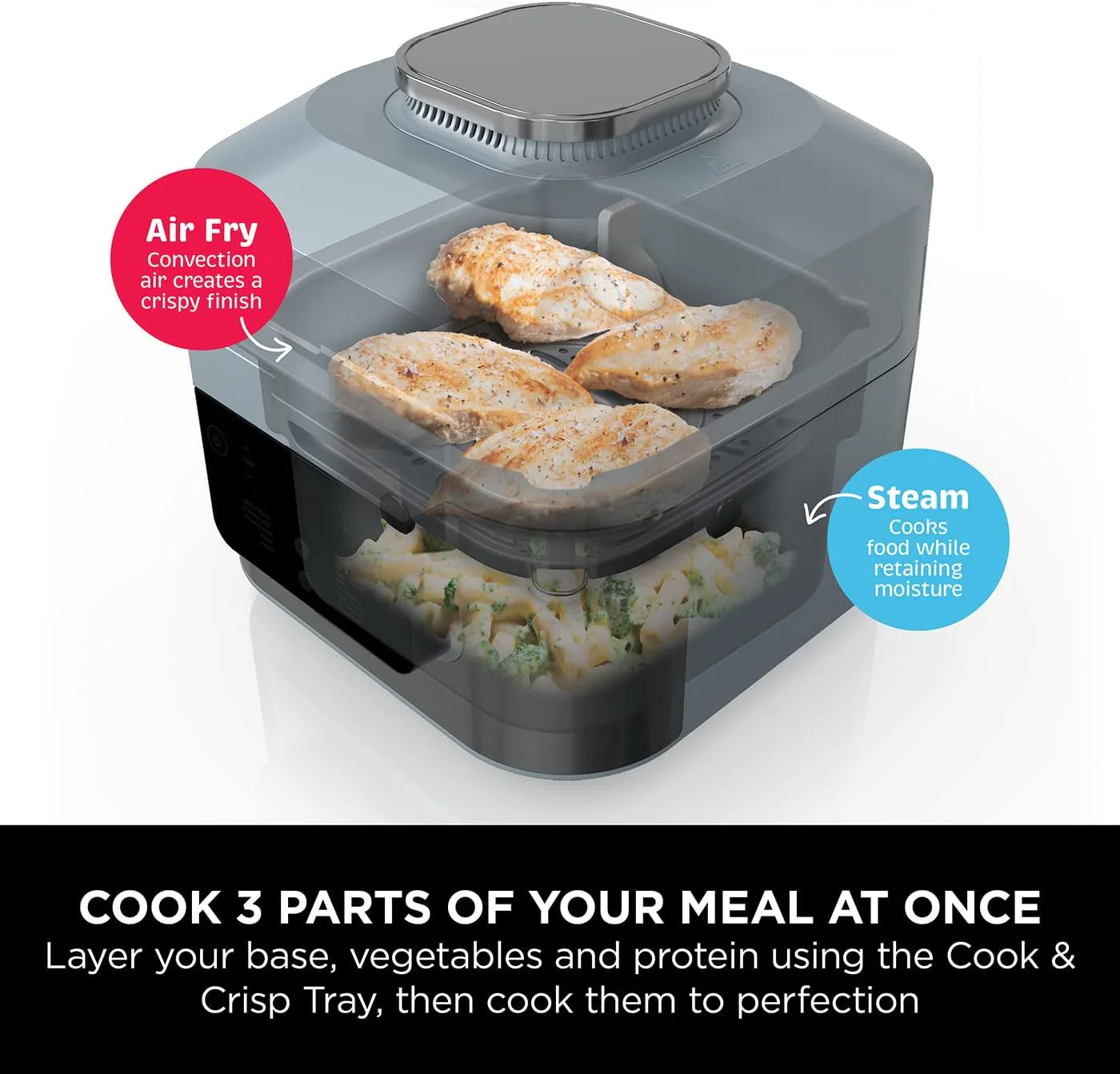 Ninja ON400UK Speedi 10-in-1 Rapid Cooker & Air Fryer - Image 6