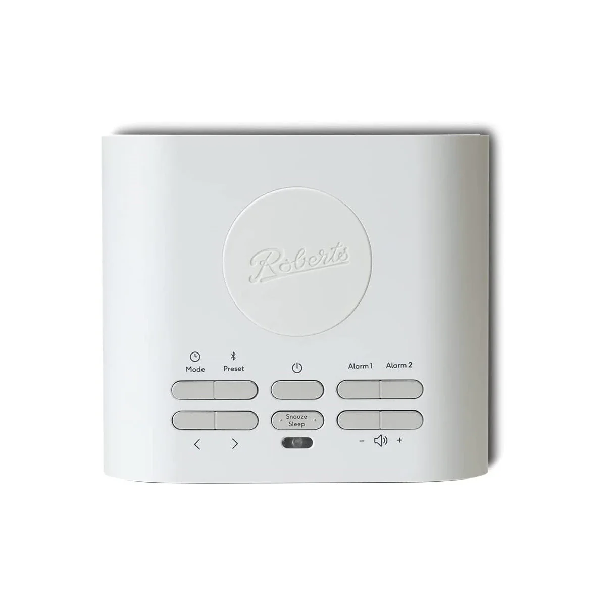 OPEN-BOX RENEWED - Roberts Ortus Charge FM Alarm Clock Radio with Wireless Phone Charger, White - Image 3