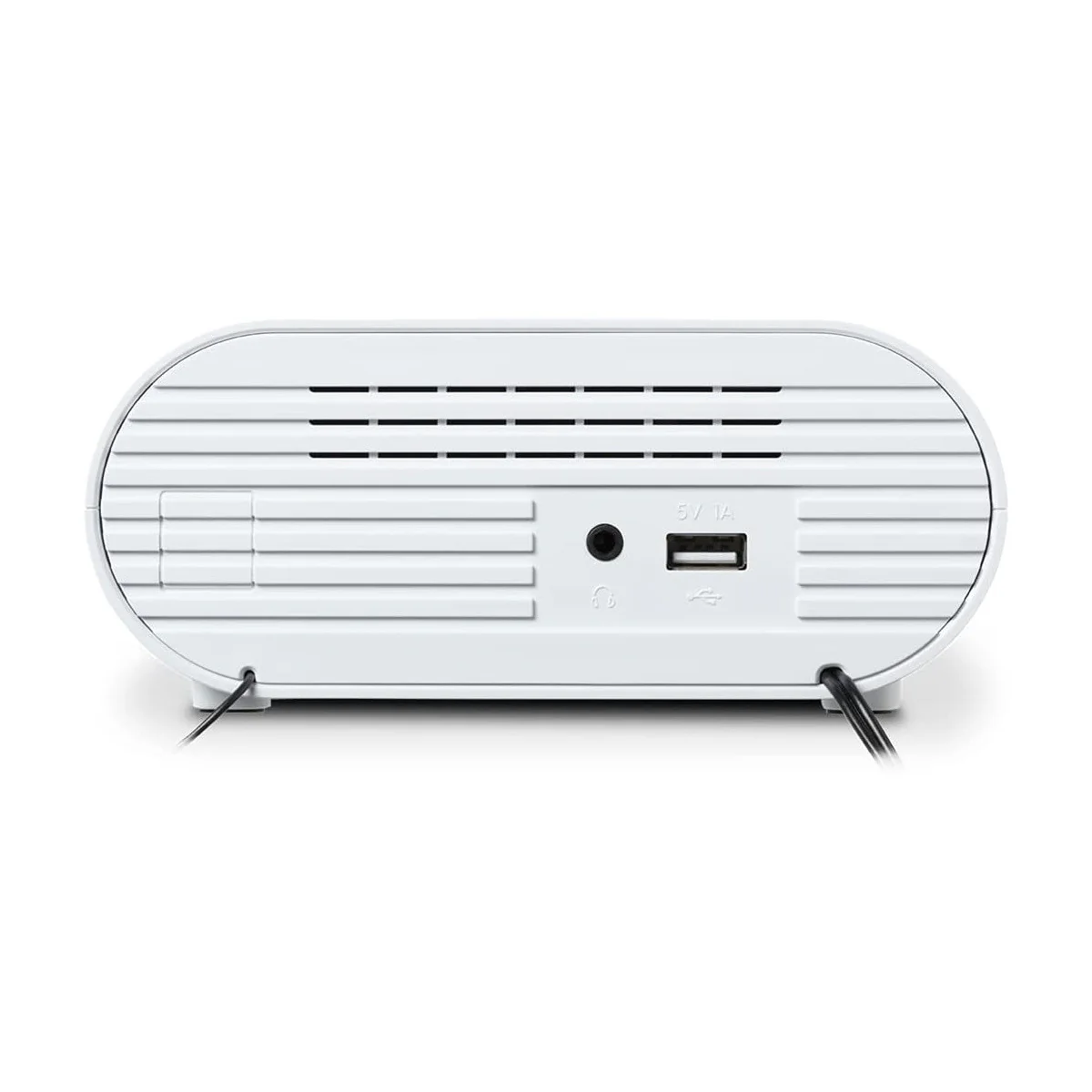 OPEN-BOX RENEWED - Roberts Ortus Charge FM Alarm Clock Radio with Wireless Phone Charger, White - Image 4