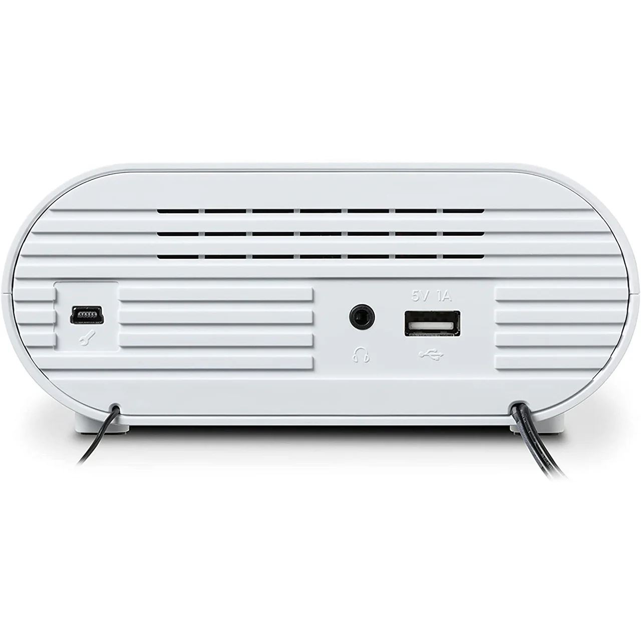 OPEN-BOX RENEWED - Roberts Ortus DAB Charge DAB/DAB+/FM Alarm Clock Radio with Wireless Phone Charger, White - Image 4