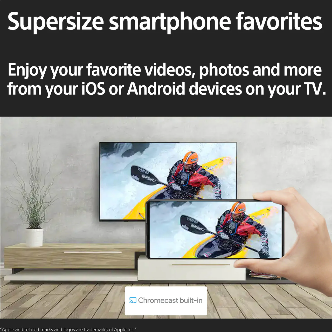 OPEN-BOX RENEWED - Sony KD-32W800P1U 32" HD Ready HDR Smart TV - Image 5