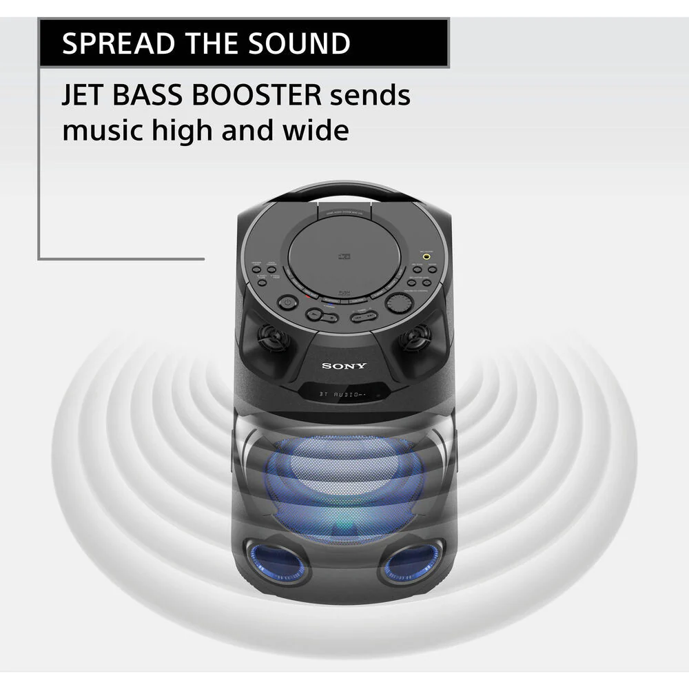 OPEN-BOX RENEWED - Sony MHC-V13 High Power Home Audio System with Bluetooth - Image 3