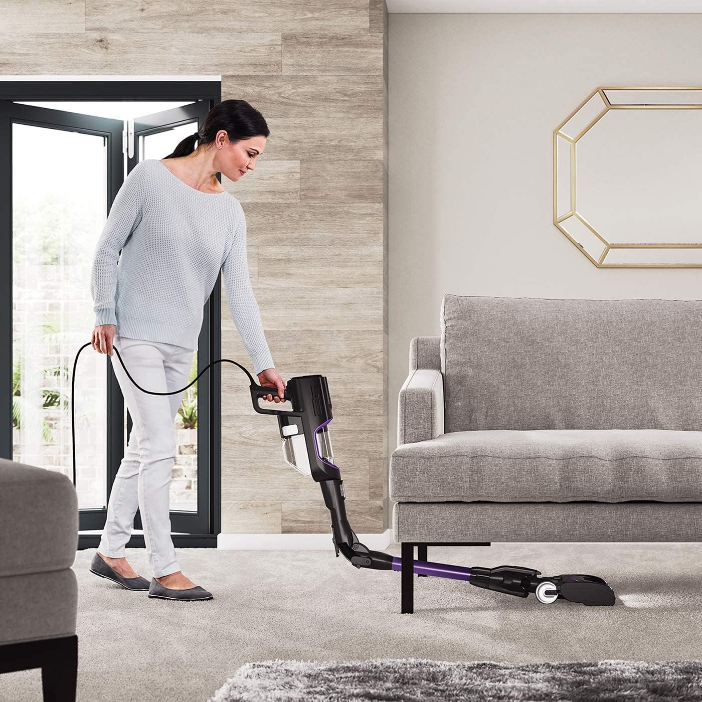 Shark HZ500UK Anti Hair Wrap Corded Stick Vacuum Cleaner with Flexology - Image 3