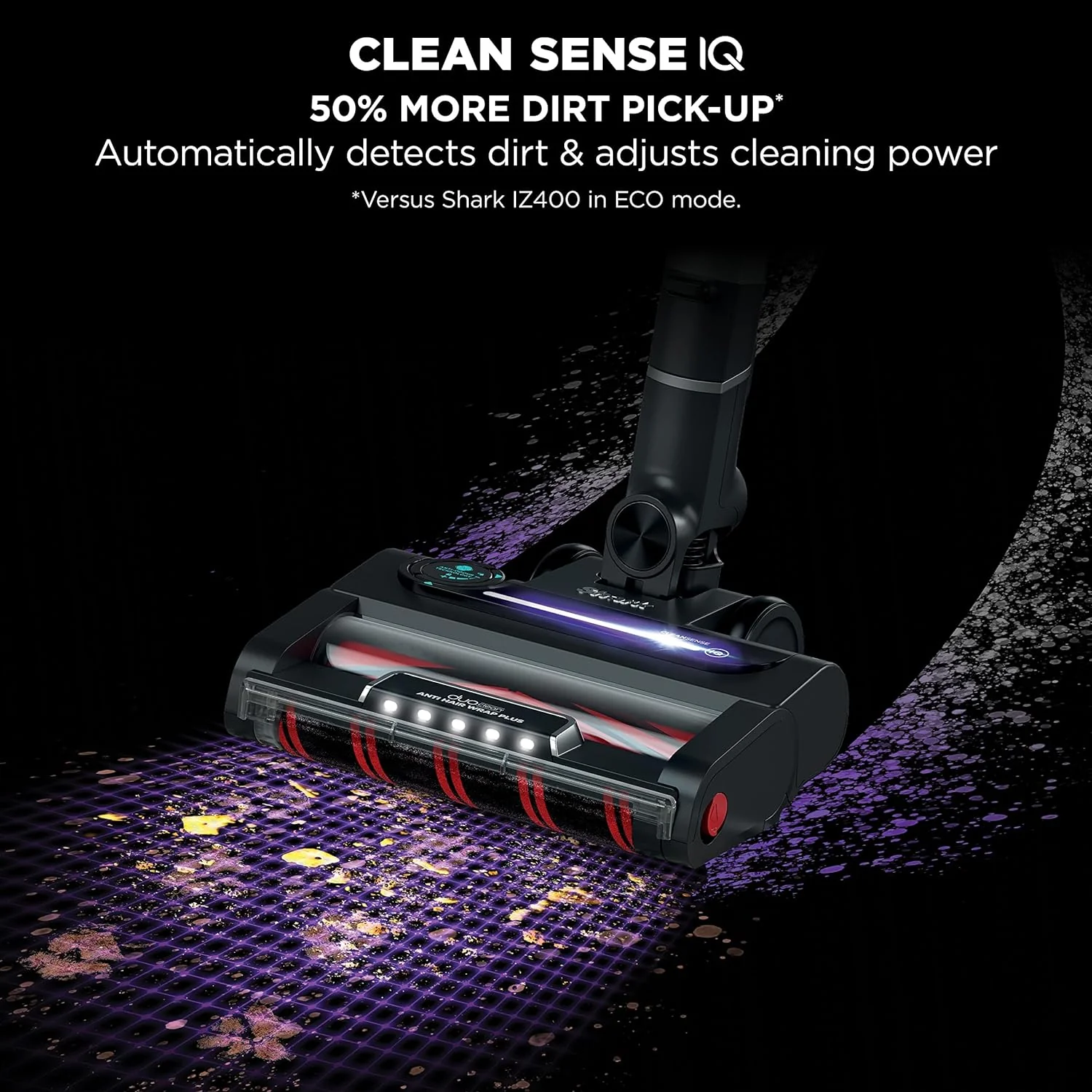 Shark IZ400UK Stratos Cordless Stick Vacuum Cleaner, Grey/Rose Gold - Image 3