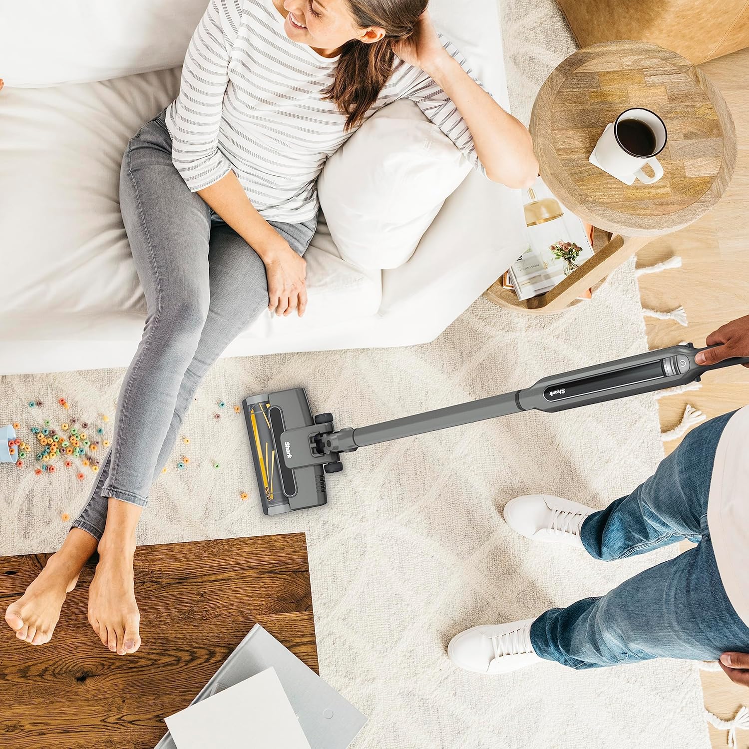 Shark WV361UK 2-in-1 Cordless Vacuum Cleaner with Anti Hair Wrap, Grey - Image 5