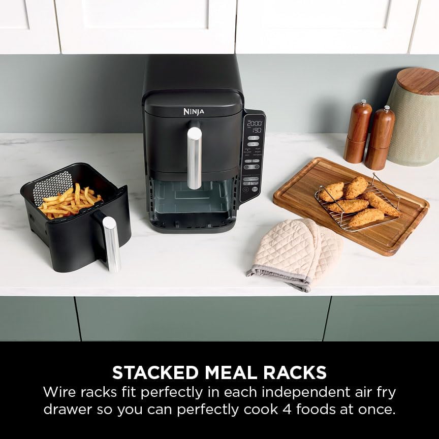 Ninja SL300UK Double Stack 2-Drawer Air Fryer 7.6L - Image 6