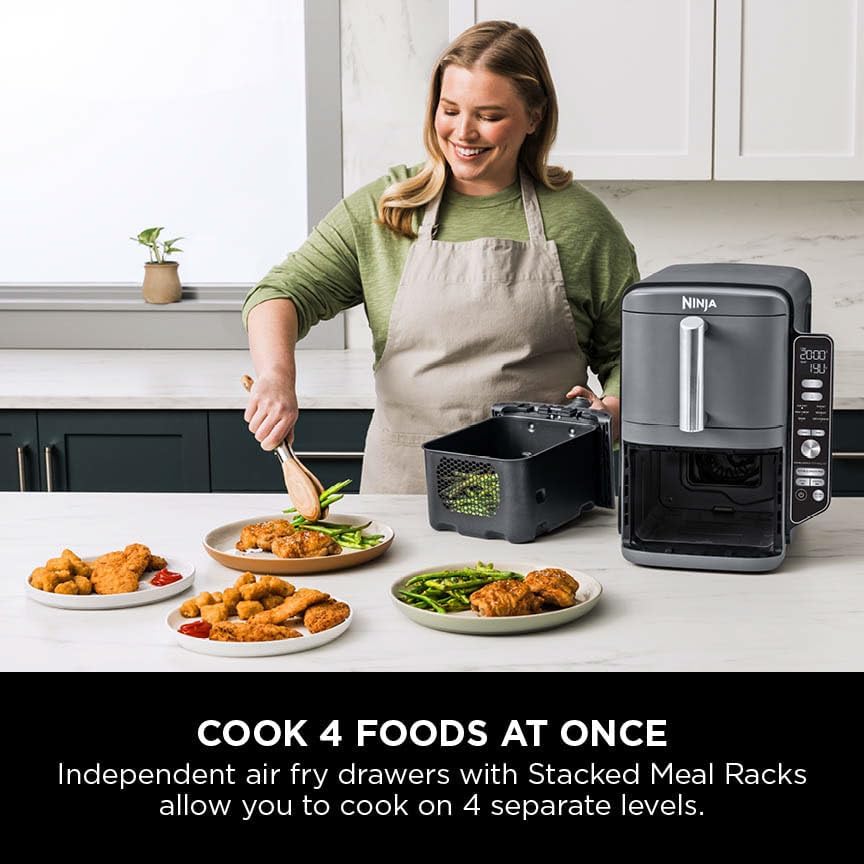 Ninja SL400UK Double Stack XL 9.5L Air Fryer - Image 4