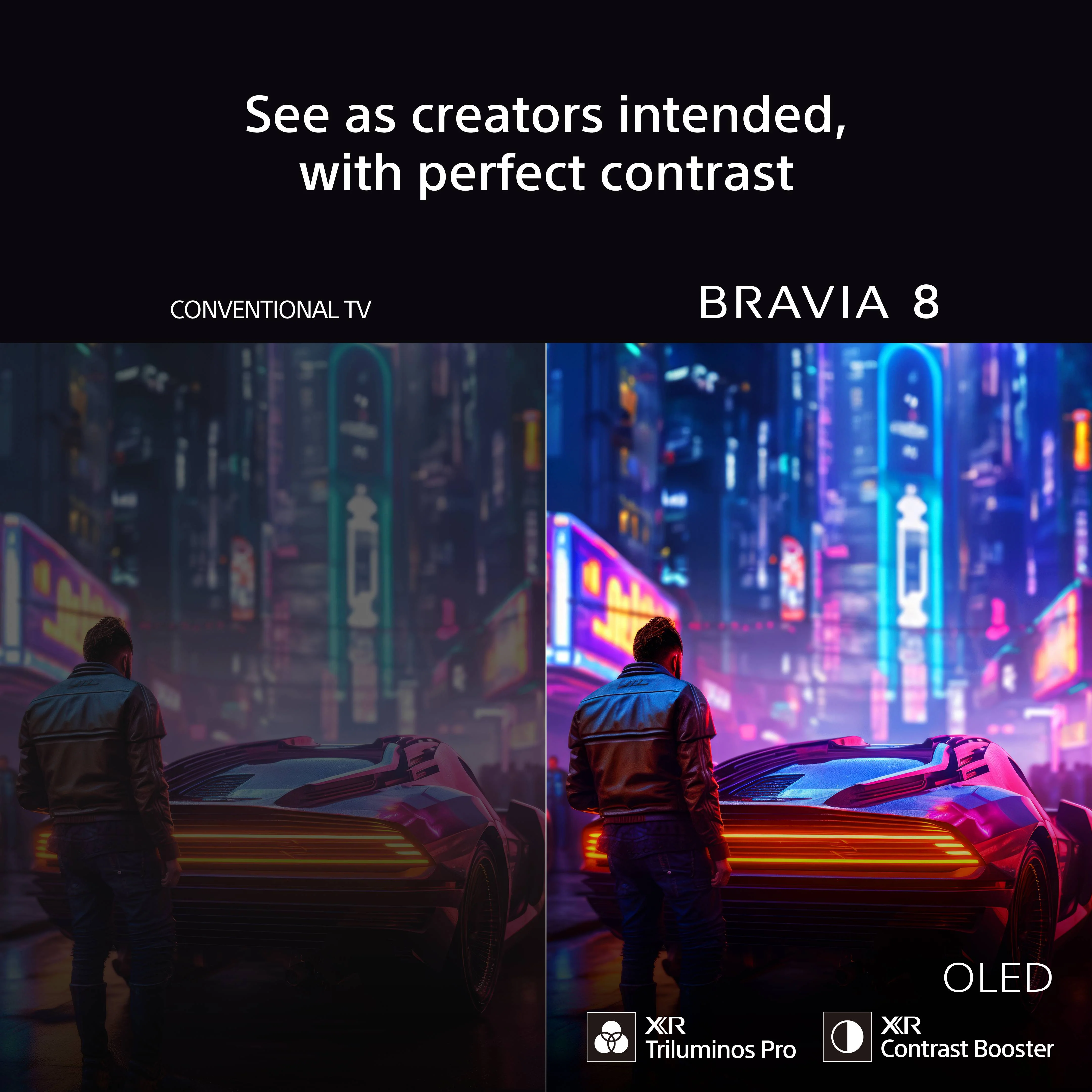 Sony K55XR80PU 55" BRAVIA 8 XR80P OLED 4K HDR Google TV - Image 3