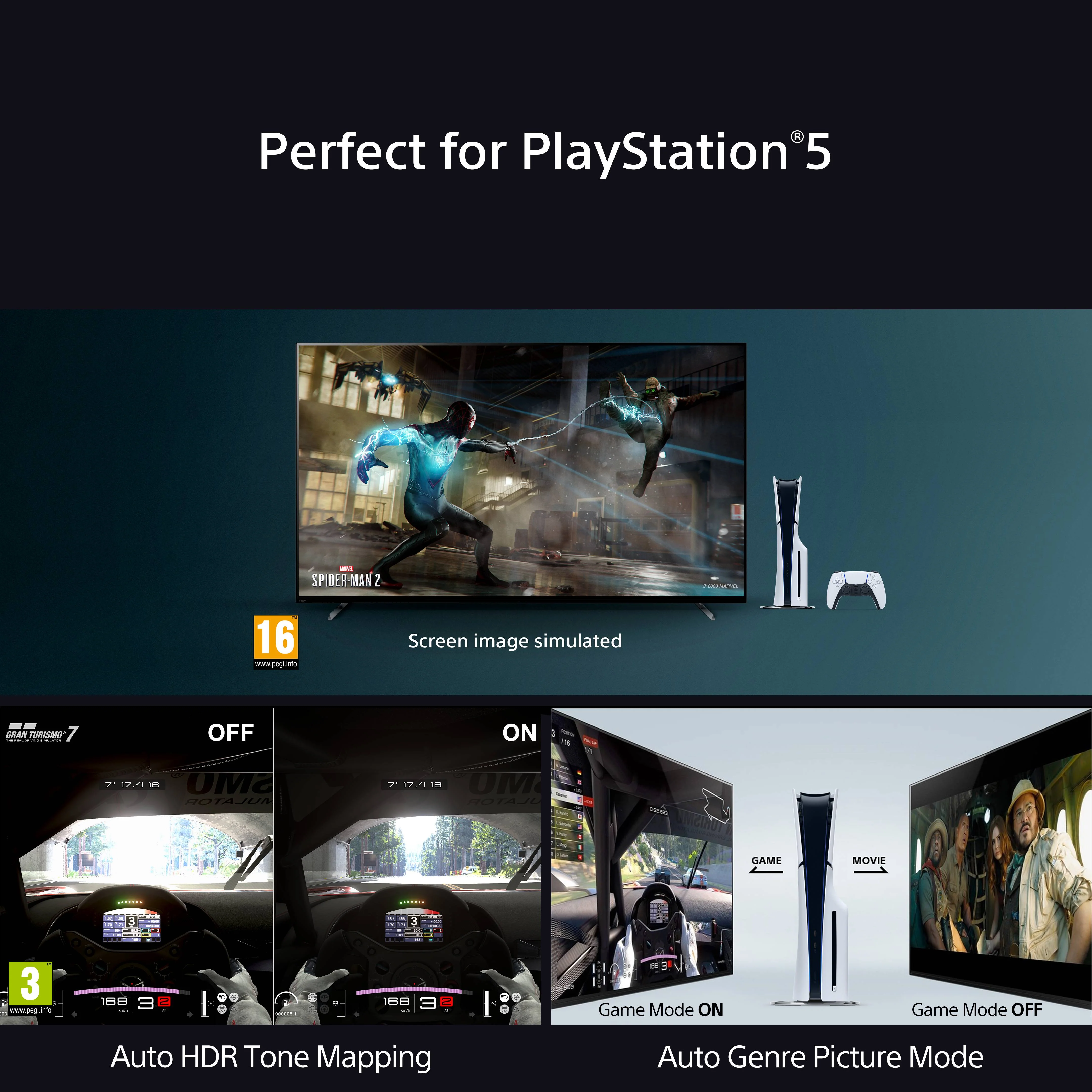 Sony K77XR80PU 77" BRAVIA 8 XR80P OLED 4K HDR Google TV - Image 7