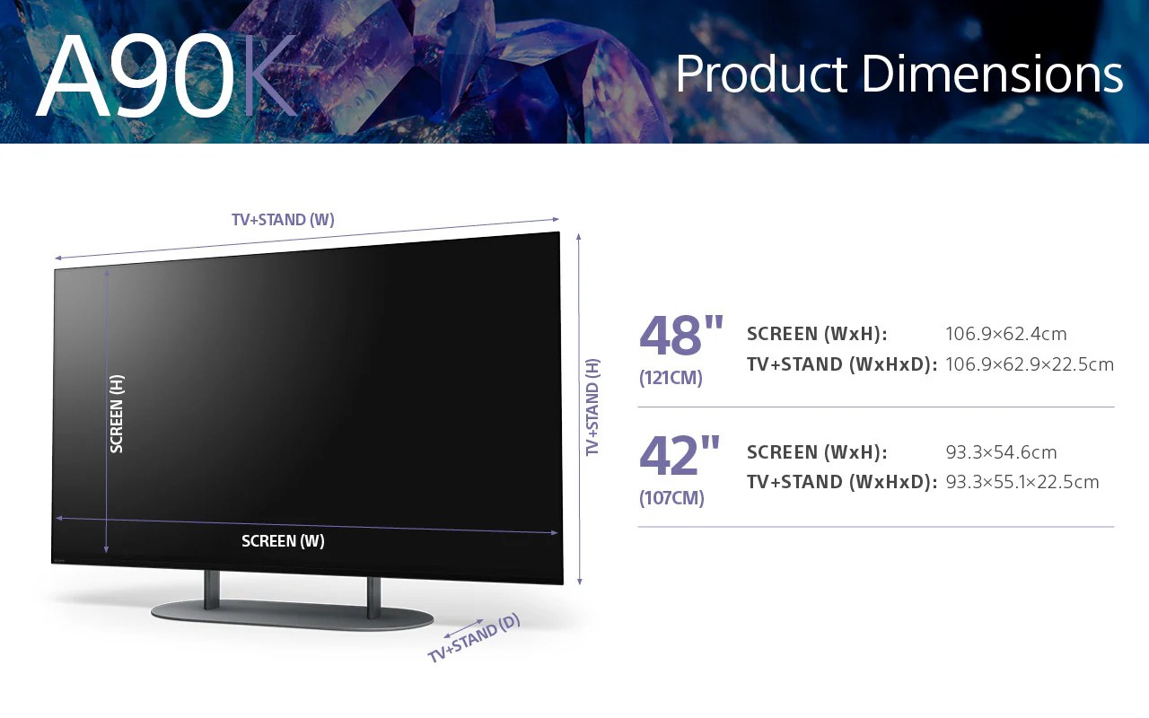 Sony XR-42A90KU 42" A90K BRAVIA XR MASTER Series OLED TV - Image 9